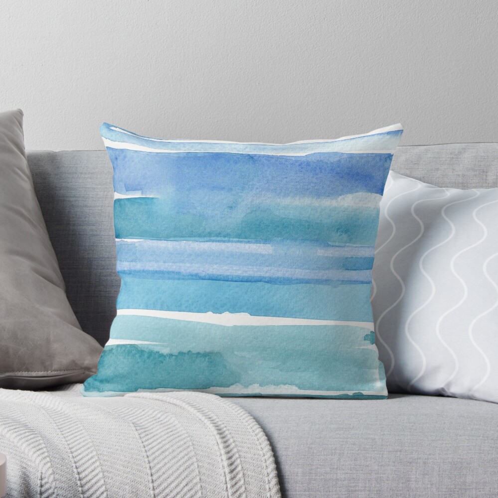Item preview, Throw Pillow designed and sold by ebozzastudio.