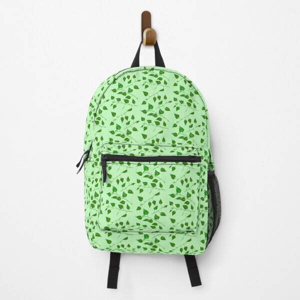 Item preview, Birch Tree Leaf and Stem Forest Pattern (on pale green) designed and sold by Davey's Designs.