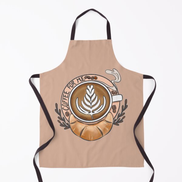 Item preview, Latte and Croissant Coffee For Me designed and sold by SabrinaSana.
