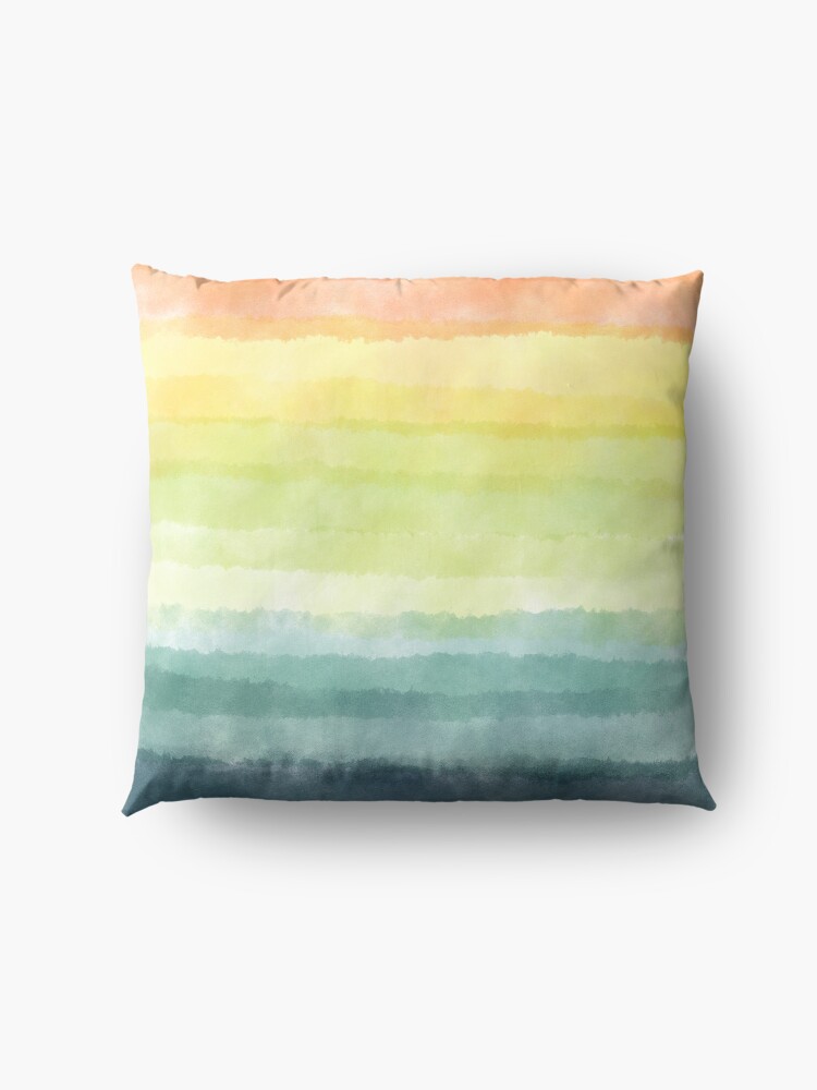 Alternate view of Retro breeze _ watercolour Floor Pillow
