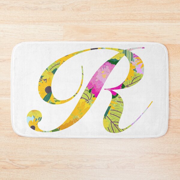 Item preview, Monogram Floral Cursive Letter R designed and sold by sporadicdoodlin.