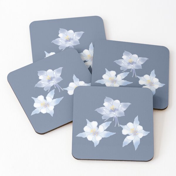 Item preview, Columbine Flowers designed and sold by Cintia Tamanaha.