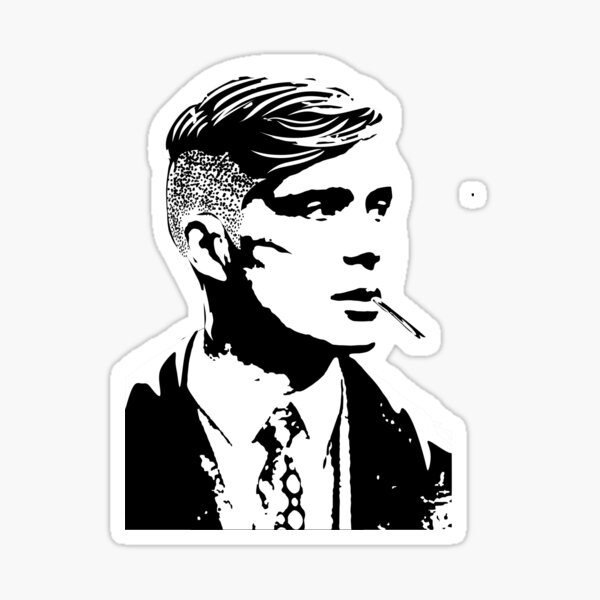 "Thomas shelby" Sticker for Sale by Maxwarni Redbubble