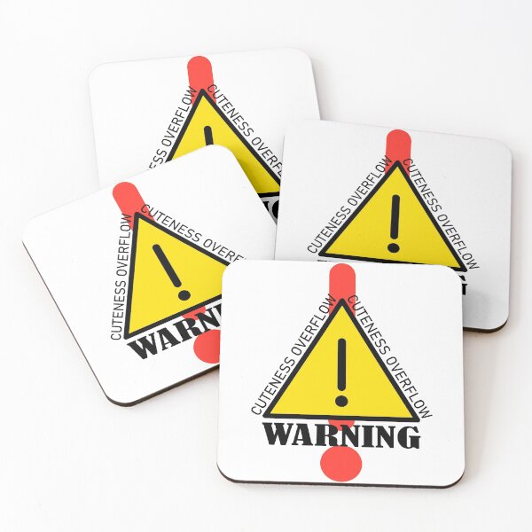 Item preview, Cuteness Overflow Warning designed and sold by Qestar.