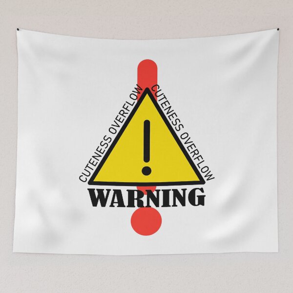 Item preview, Cuteness Overflow Warning designed and sold by Qestar.