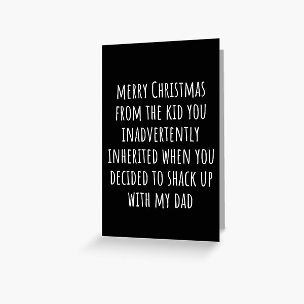 Merry Christmas bonus mom | Greeting Card