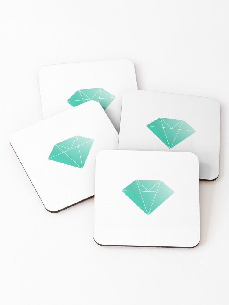 SHINee pearl aqua diamond Coasters (Set of 4) for Sale by Hawkite