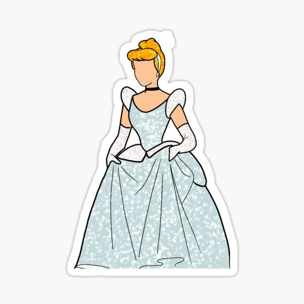 Cinderella Sticker Pack Waterproof for Phone Cases and Laptops