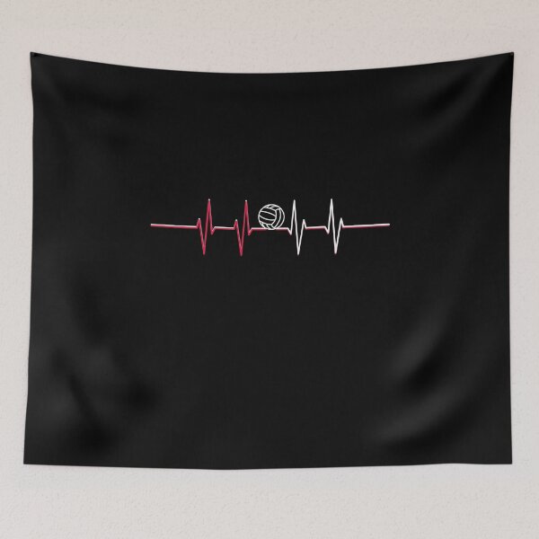 Item preview, Volleyball coach beach volleyball heartbeat EKG designed and sold by lsvds.
