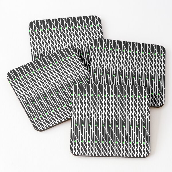Item preview, Geometric Black and white needle work pattern designed and sold by SILVERAPPLE.