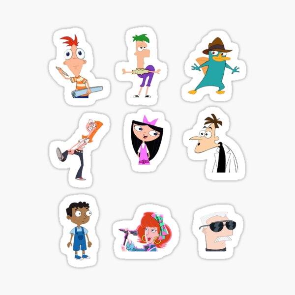 Phineas And Ferb Full Show Sticker Pack Sticker