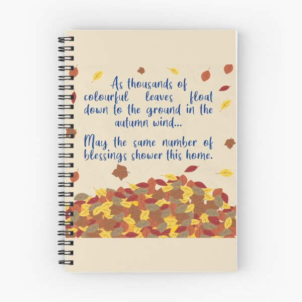 Item preview, Autumn Blessing For The Home (British English) designed and sold by MoonsmileProd.