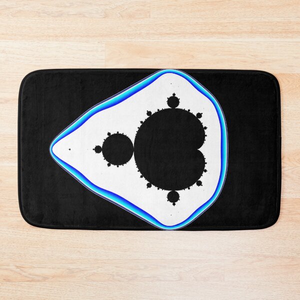 Item preview, Blue, Black & White Mandelbrot designed and sold by Rupert Russell.