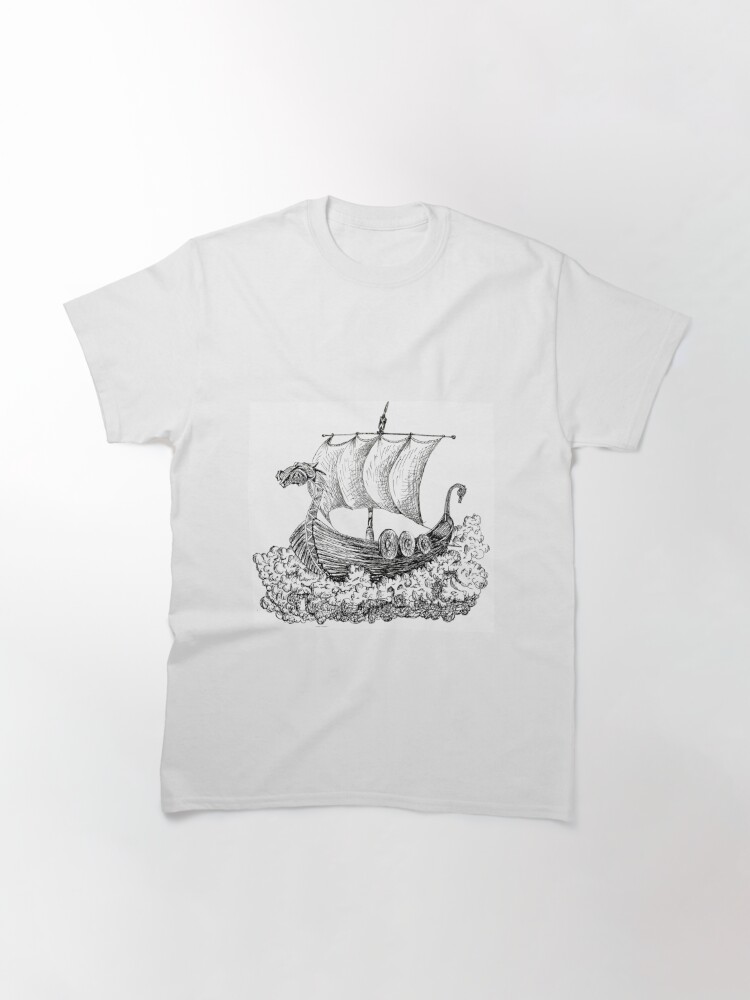 viking ship t shirt