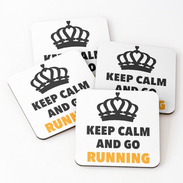Item preview, keep calm and go running designed and sold by AndrewPlus.