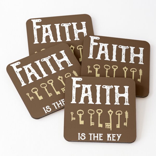 Item preview, Faith is the key to unlock all doors Christian Christ Vintage  designed and sold by h44k0n.