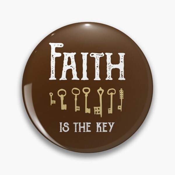 Item preview, Faith is the key to unlock all doors Christian Christ Vintage  designed and sold by h44k0n.