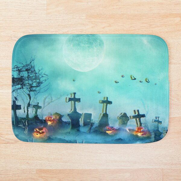 Artikelvorschau, Halloween Friedhof in der Nacht entworfen und verkauft von nincee.