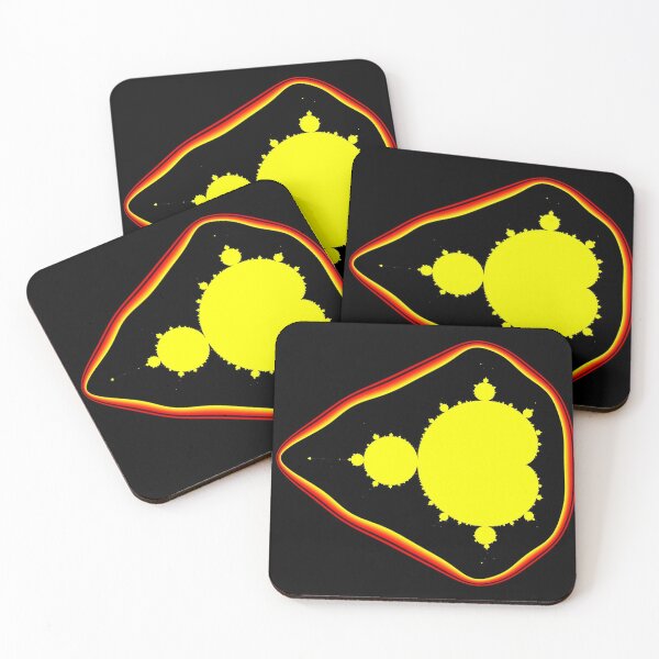 Item preview, Mandelbrot Red Black & Yellow designed and sold by Rupert Russell.