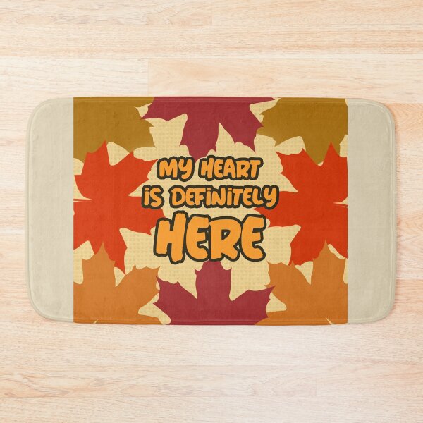Item preview, My Heart is Definitely Here - Autumn Season designed and sold by MoonsmileProd.