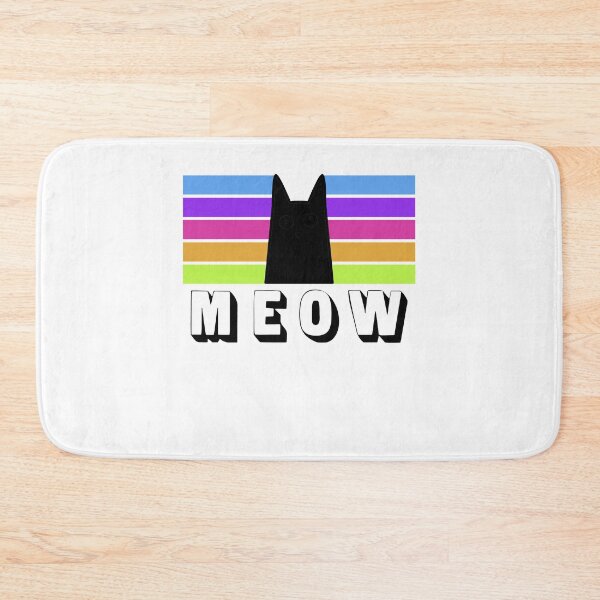 Item preview, cat retro vintage rainbow designed and sold by pirminio.