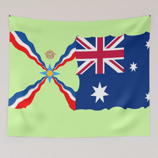 Aperçu de l'œuvre Drapeau australien assyrien créée et vendue par doniainart.