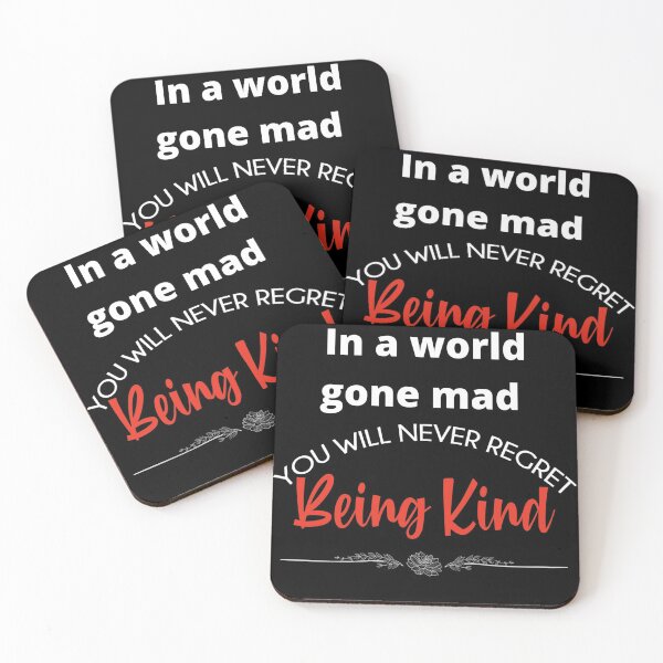 Item preview, You will never regret being kind designed and sold by TeeZoneZtore.