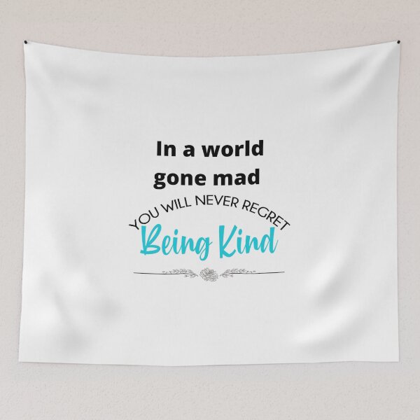 Item preview, You will never regret being kind designed and sold by TeeZoneZtore.