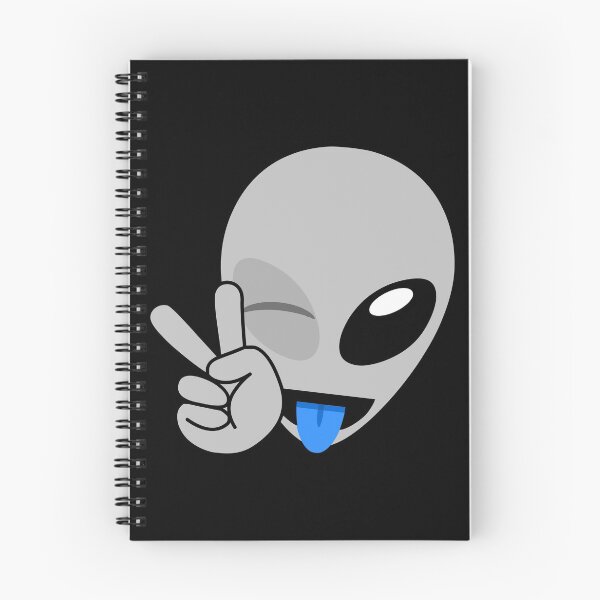Item preview, Gray Space Alien With Blue Tongue  designed and sold by SpaceAlienTees.