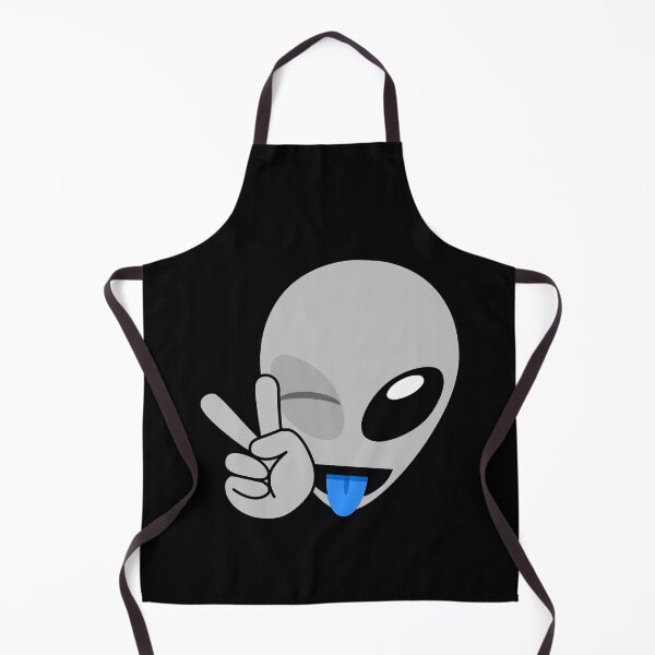 Item preview, Gray Space Alien With Blue Tongue designed and sold by SpaceAlienTees.