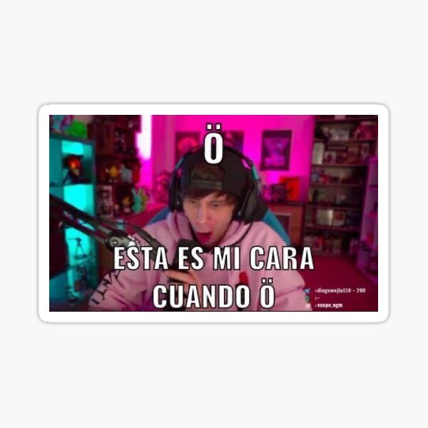 RUBIUS Ö Pegatina