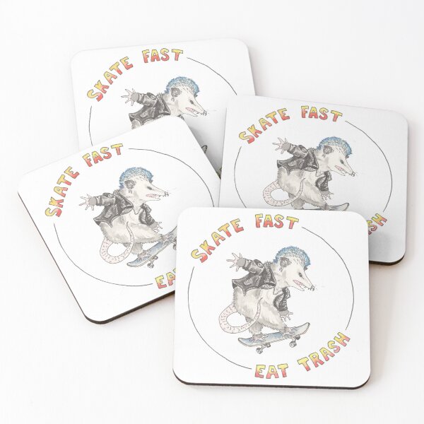 Item preview, Skate Fast Punk Possum  designed and sold by rachelclaireart.
