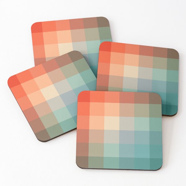 Item preview, colorful pattern - geometric square color design, beach colors  designed and sold by ohaniki.