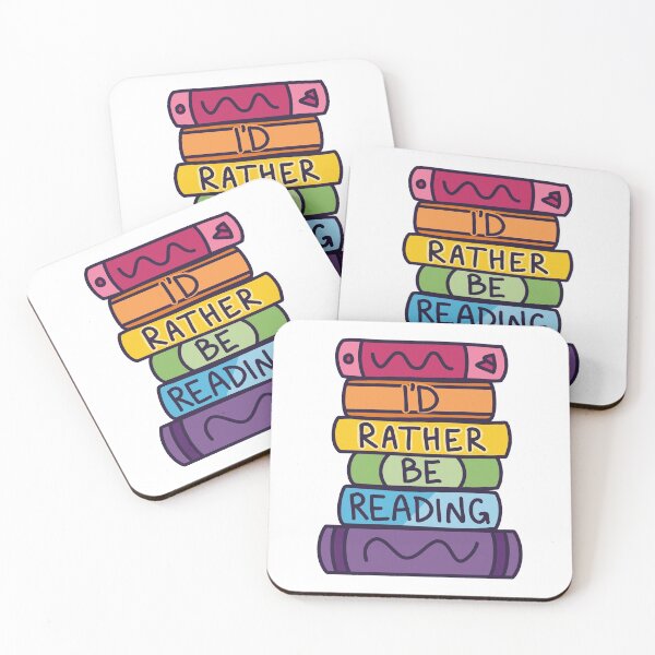 Item preview, i'd rather be reading (stack) designed and sold by flameandfeather.