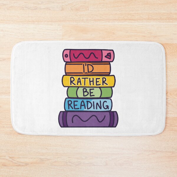 Item preview, i'd rather be reading (stack) designed and sold by flameandfeather.