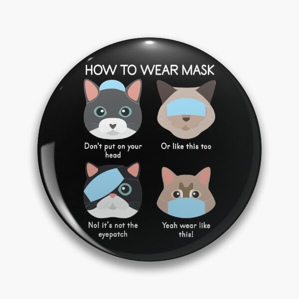 Item preview, How to Wear Face Mask designed and sold by Albatrozz.