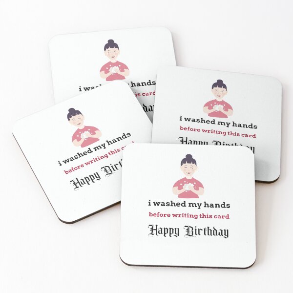 Item preview, Funny happy birthday during social distancing in year 2020 handwash designed and sold by helkav.