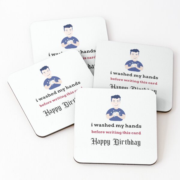 Item preview, Funny happy birthday during social distancing in year 2020 handwash designed and sold by helkav.