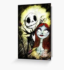 Jack and Sally Greeting Card