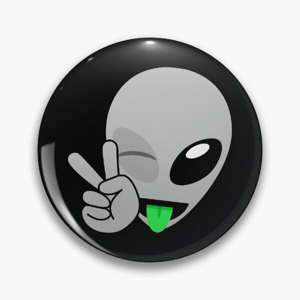 Item preview, Gray Space Alien With Green Tongue  designed and sold by SpaceAlienTees.