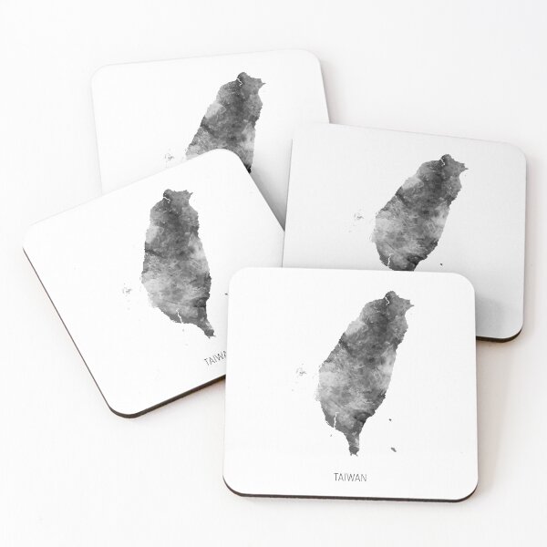 Item preview, Taiwan Watercolor Map designed and sold by ArtPrints.