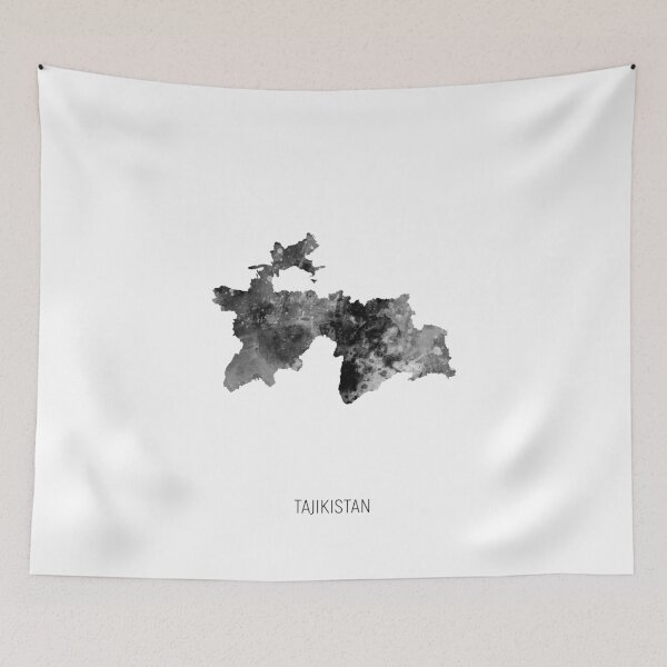 Artikelvorschau, Tajikistan Watercolor Map entworfen und verkauft von ArtPrints.