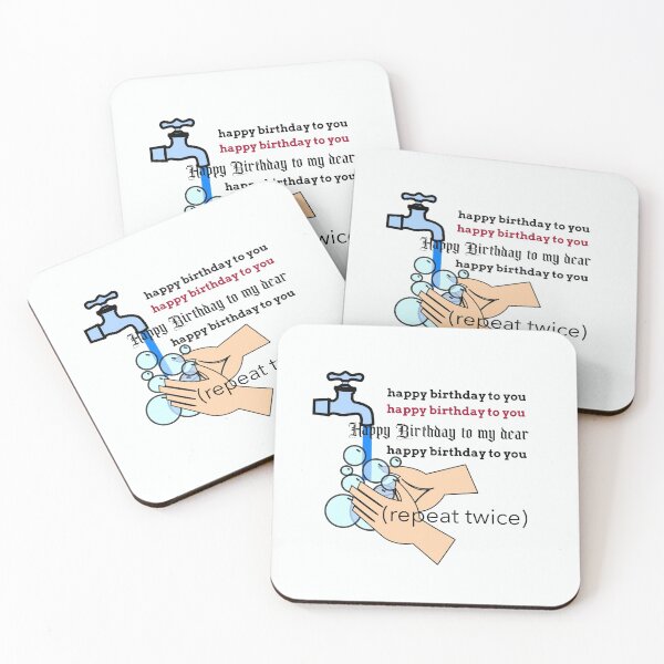 Item preview, Funny happy birthday during social distancing in year 2020 handwash designed and sold by helkav.