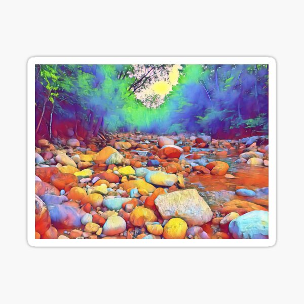 Rocky River (Rainbow Colored) Sticker
