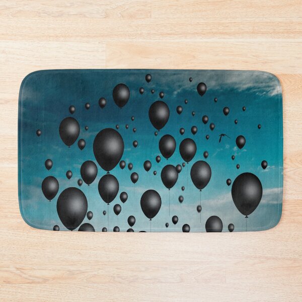 Item preview, Repetition - black balloons designed and sold by Dyrk Wyst Redbubble Shop.