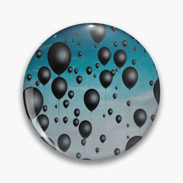 Artikelvorschau, Wiederholung - schwarze Luftballons entworfen und verkauft von Dyrk Wyst Redbubble Shop.