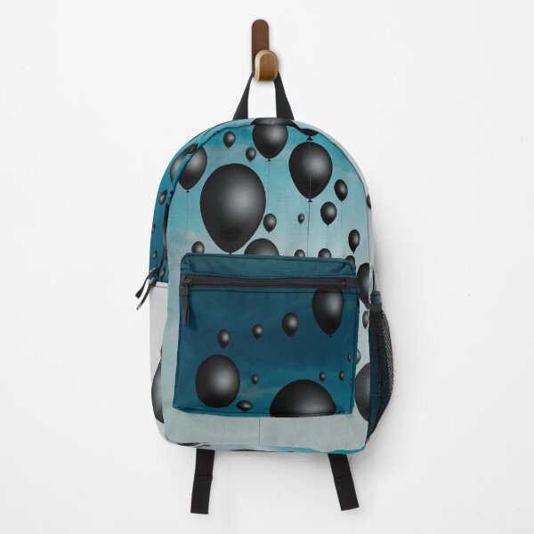 Item preview, Repetition - black balloons designed and sold by Dyrk Wyst Redbubble Shop.