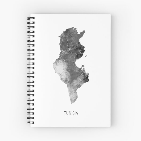 Item preview, Tunisia Watercolor Map designed and sold by ArtPrints.