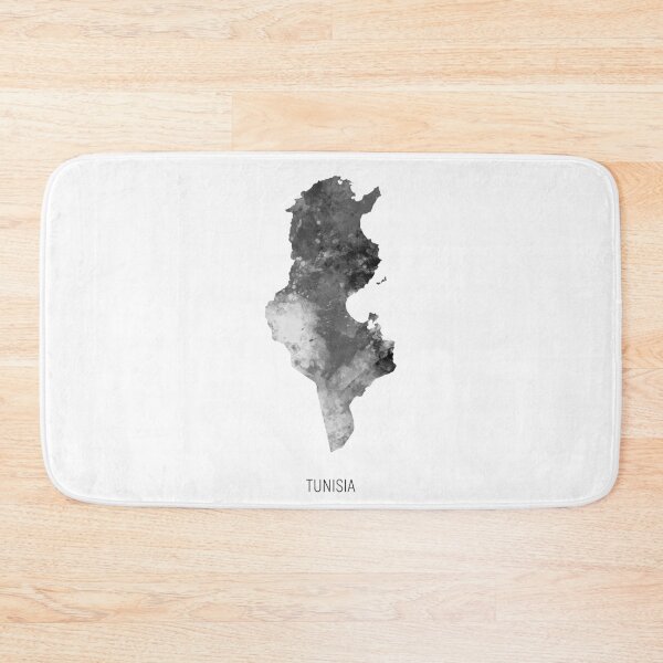 Item preview, Tunisia Watercolor Map designed and sold by ArtPrints.