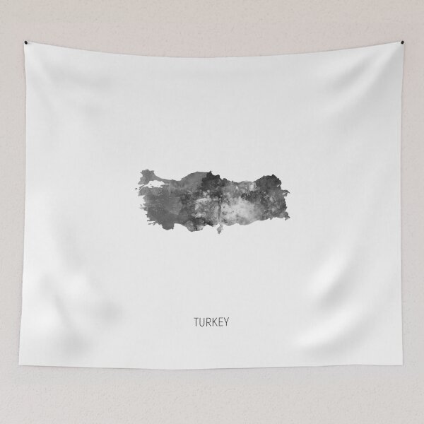 Item preview, Turkey Watercolor Map designed and sold by ArtPrints.